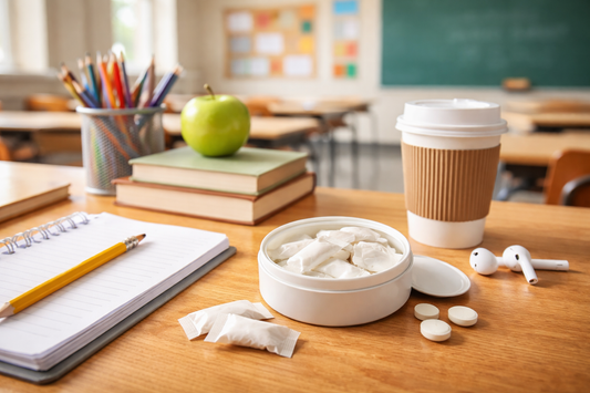 Are caffeine pouches allowed in school ?