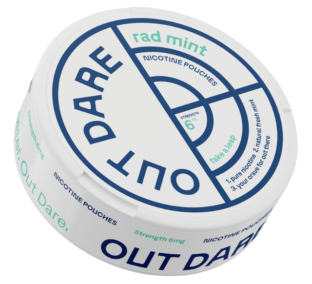 Nicotine pouches - Rad mint - 6/12mg